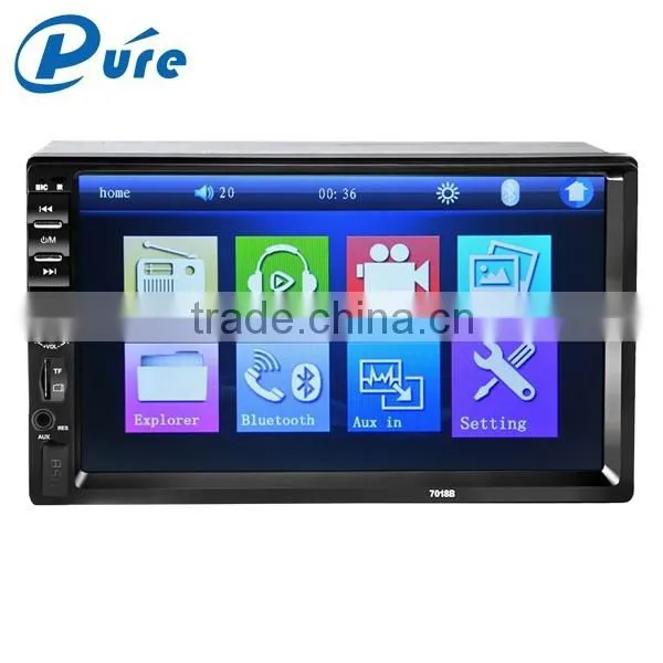 Car MP5 Music Player Audio Bluetooth Car MP5 Player Black Car MP5 Player