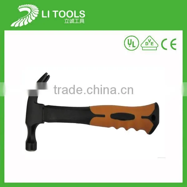 Good quality Carbon steel Fiberglass Handle types of hammers