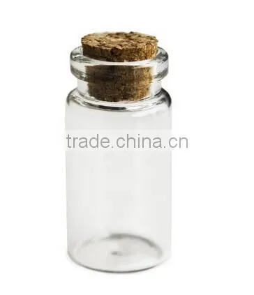 good quality glass jar with cork lid