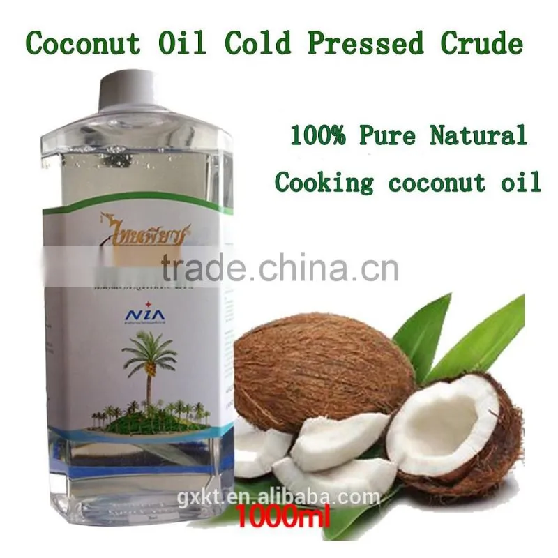 Virgin Cold Pressed Coconut Oil Crude Wholesale 1000ml