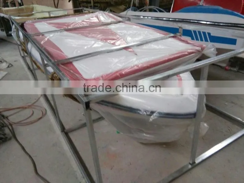 Strong Fiberglass remote control fishing boat for sale