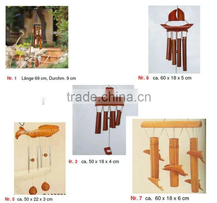 coconut shell wind chime