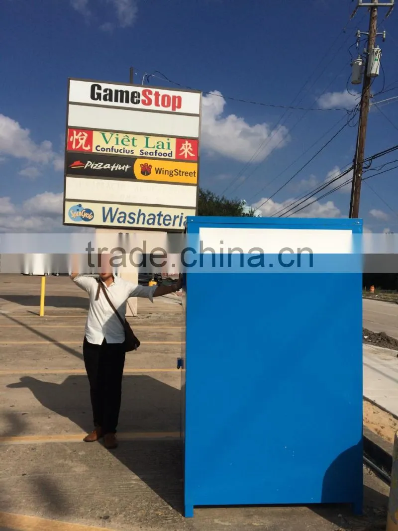 2017 water-proof Optical srength donation bin for clothes and shoes010601