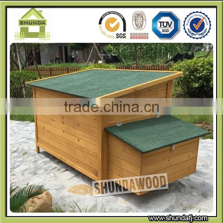 SDC07 Flat Roof Wooden Chicken House
