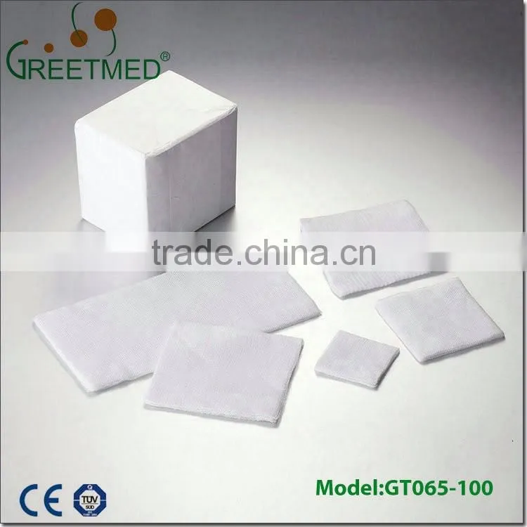 Disposable medical gauze swab