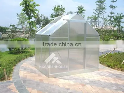 small size single sliding door modular greenhouse
