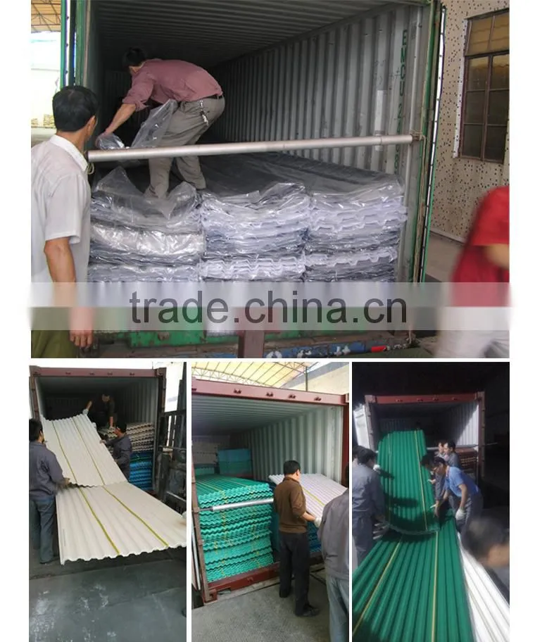 Hot sale clear fiberglass reinforced polyester roof tile