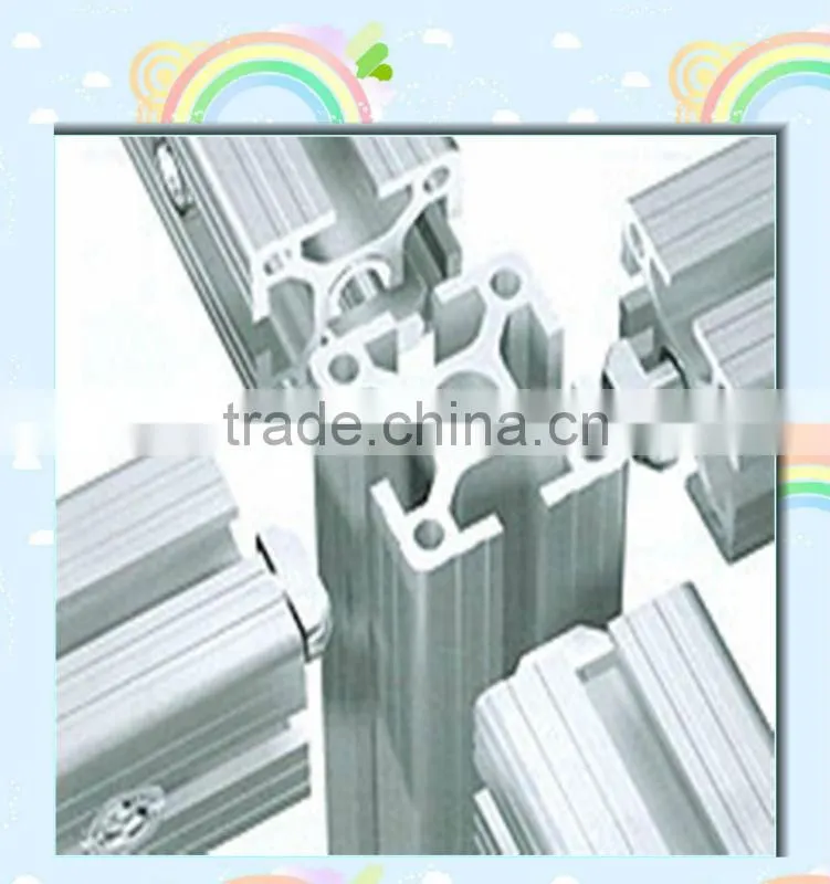 assembling line modular aluminum profile industry fair using