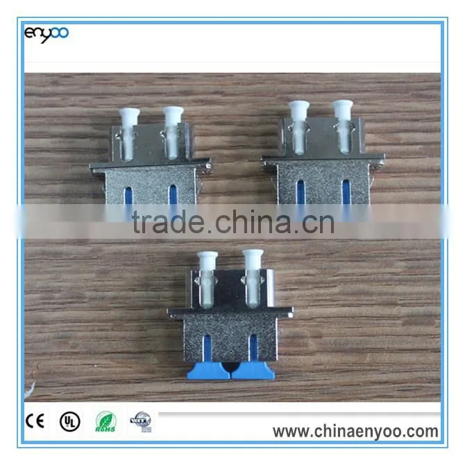 metal sheath LC Male - SC Female Hybrid Adapters duplex singlemode