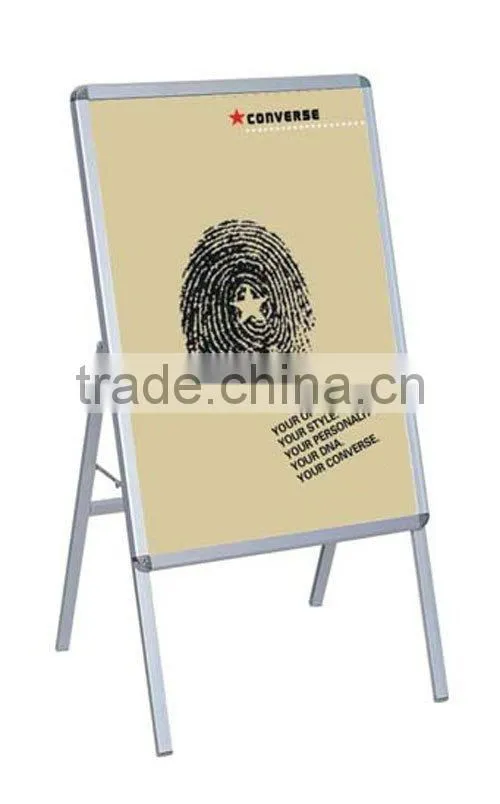 Foldable floor metal promotional product for promotional
