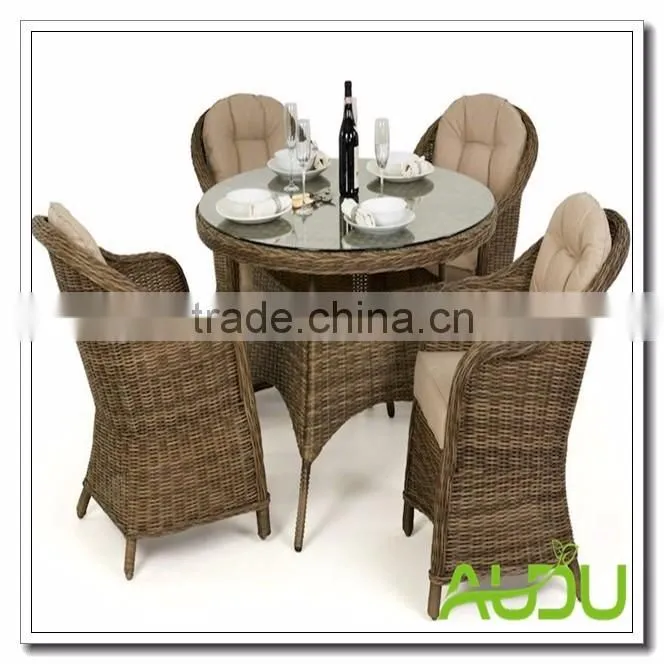 Audu San Francisco Patio Outdoor Garden Rattan Dining Set