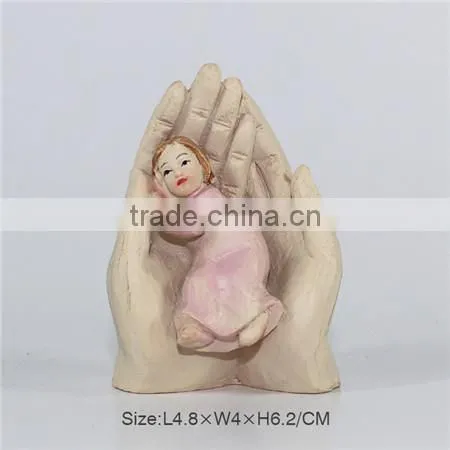 Resin little girl figurine