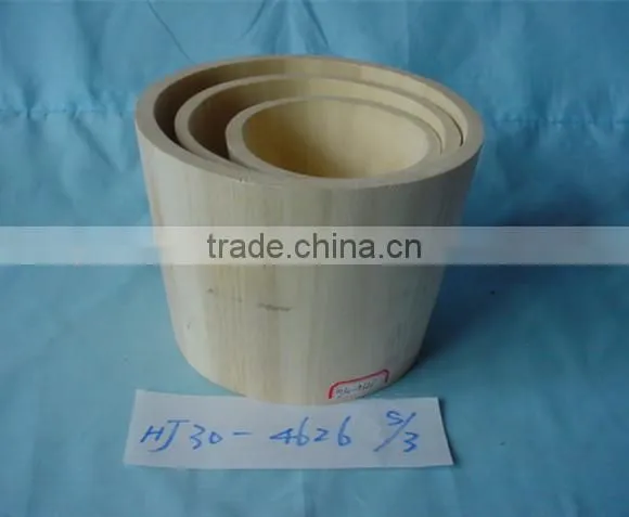 2016 High quality wall hanging houseware decoration wooden flower pot