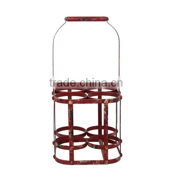 Metal Decorative Wine Rack Wine Bottle Holder Wholesale Table Wine Rack
