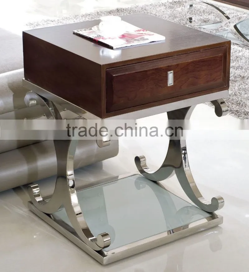 D359 Alibaba Wholesale Wooden Bed Side Table Wood End Table