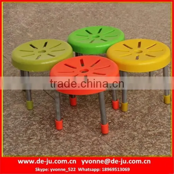 Cheap Colorful Metal Legs Bath Stool