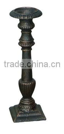indoor standing cast iron candle holders