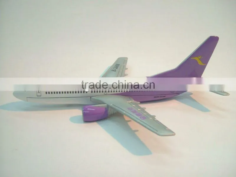 Metal B737-300 Four Circular airplane model for gifts