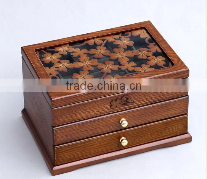 2015 Pure wooden jewelry box