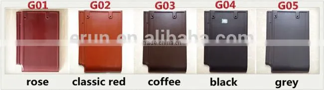 Hot sale flat clay tile roof, discount ceramic clay construction materials