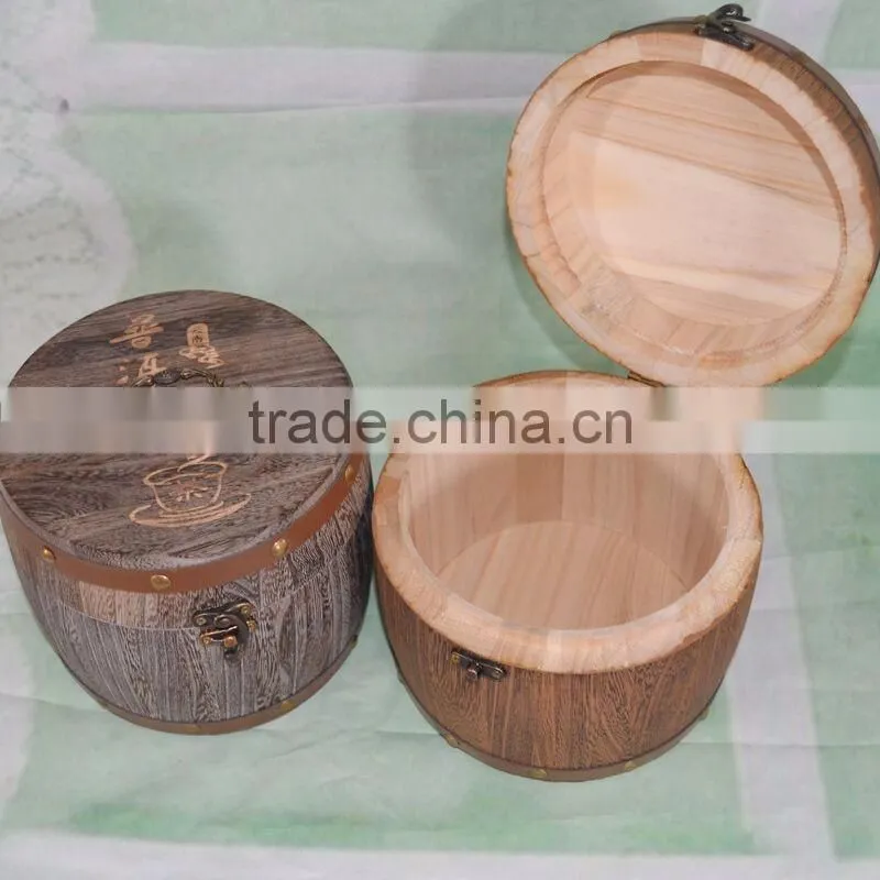 lovely mini wooden barrel