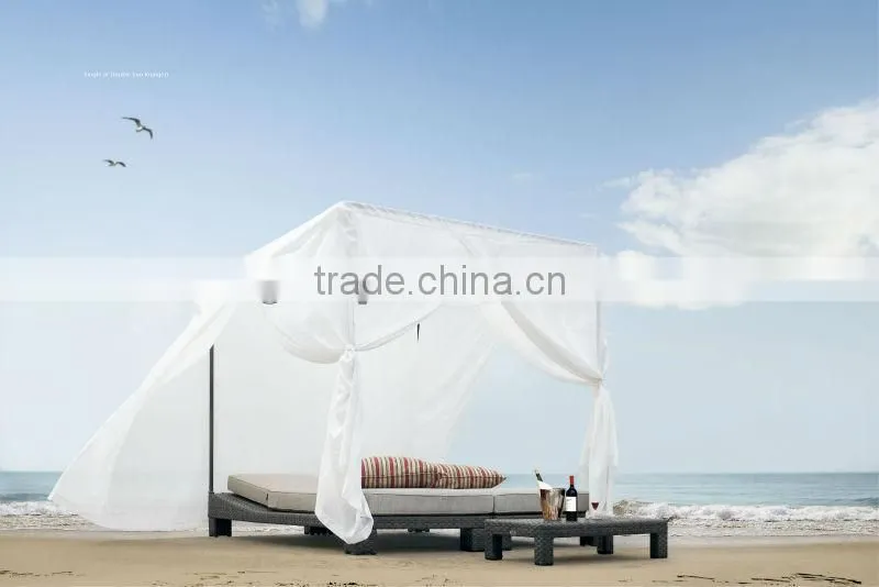 Outdoor Rattan Furniture Garden Chaise Lounge (BF10-R107)