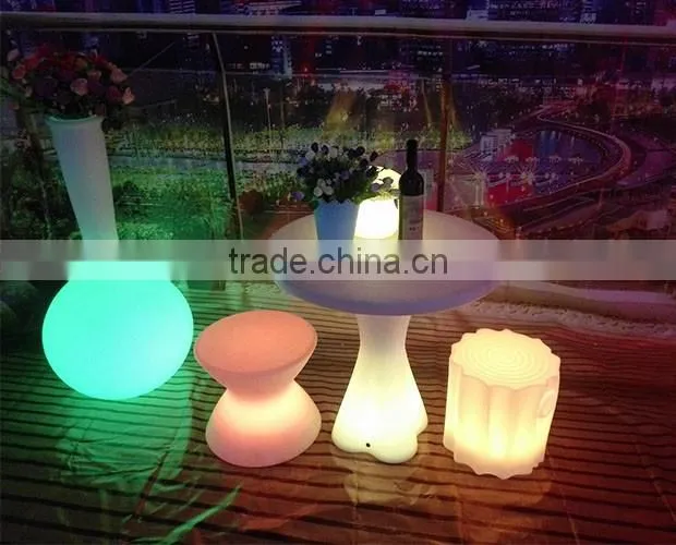 outdoor Modern design LED stool, tree shape led chair