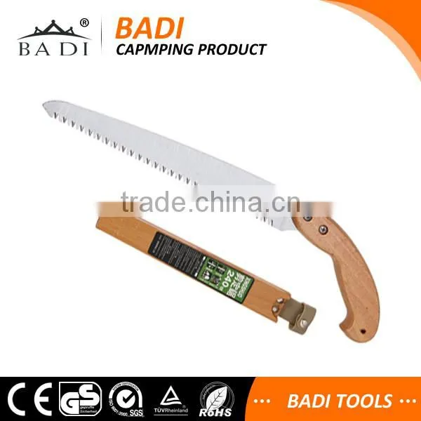 240mm Garden Wood Pruning Hand Saw with wooden Sheath