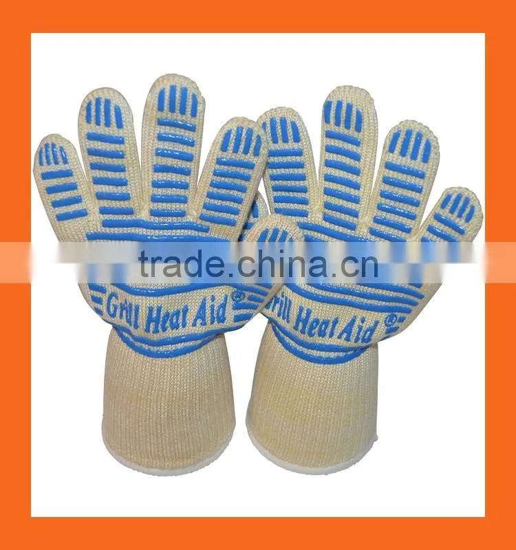 Heat Silicone BBQ Grill Oven Gloves