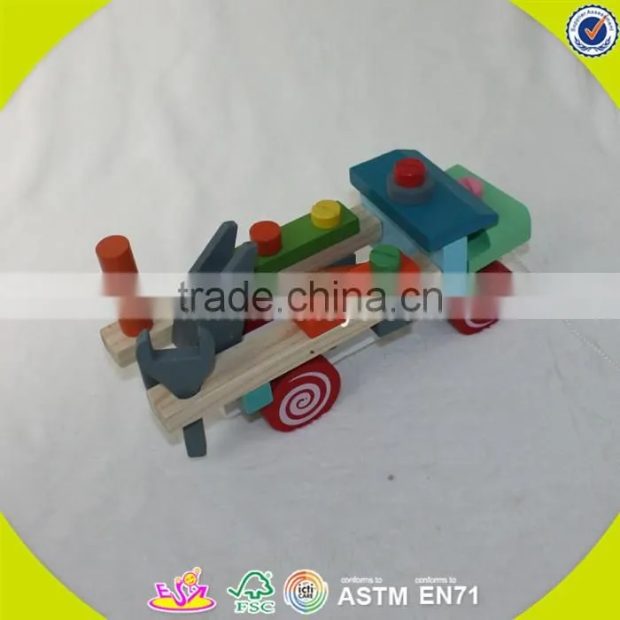 2017 best design educational children wooden toy screws for sale W03C026