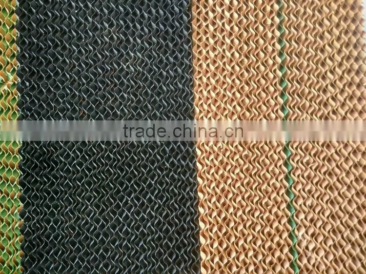 Trade Assurance High quality greenhouse poultry 7090 honey comb evaporative cooling pad