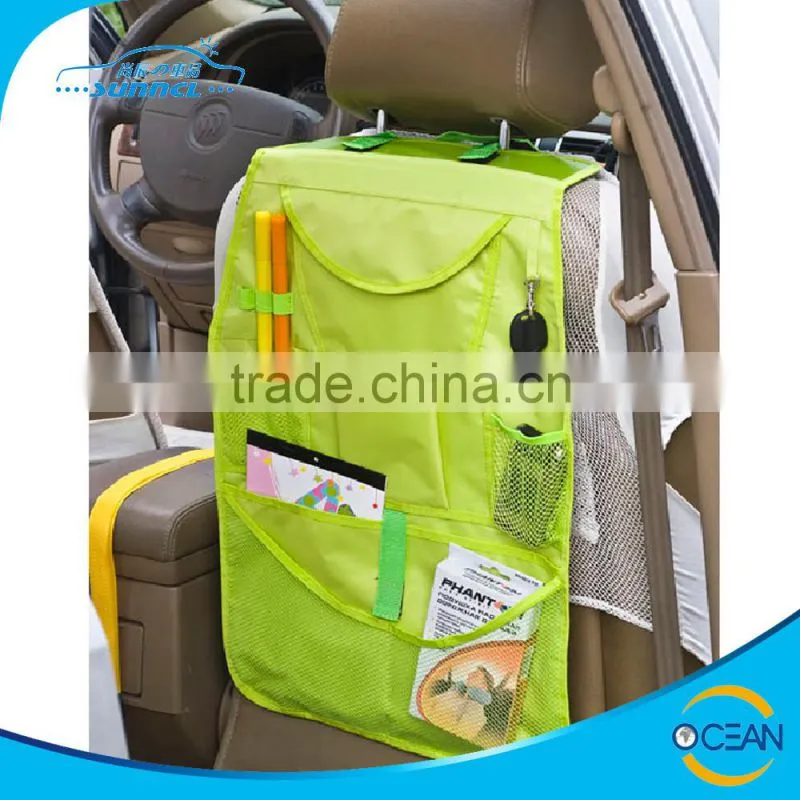 Car Kick Mat Organizer , Storage Toys Bag for Baby and Kids