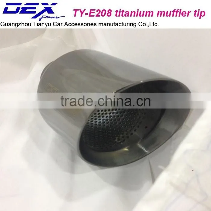 auto parts tuning universal titanium muffler tip