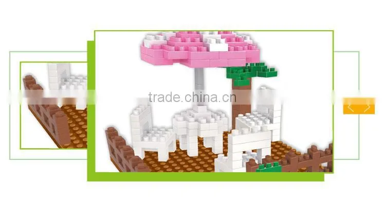 Hot sale diy intelligence toys mini building blocks for adult