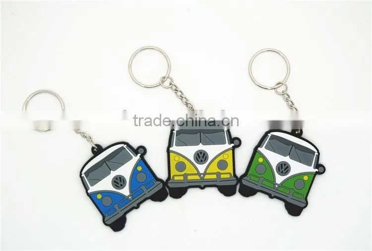 2016 Factory price custom rubber pvc keychain in China