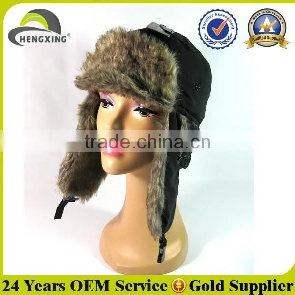 Wholesale Fur Ear Flap Bomber Winter Hats