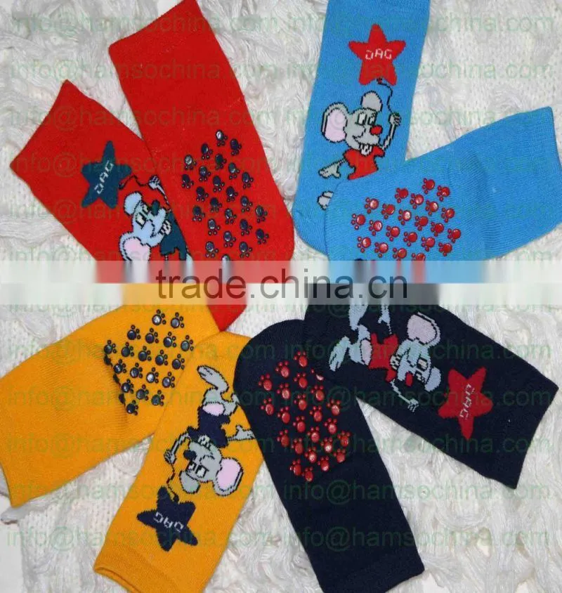 Baby dark blu bright color terry towelling cloth socks