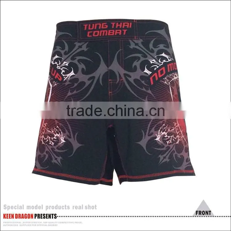 Make your own designs good quality short style mens mma shorts