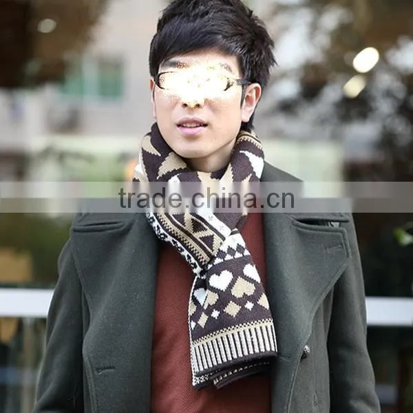 2016 Autumn Winter Scarf Black Thick Men Scarf Fashion Casual Scarf Men Audience Burst Models