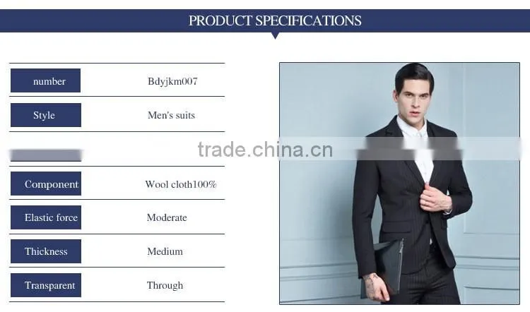 2016 Turkish Mens Suits Strip Suits For Men