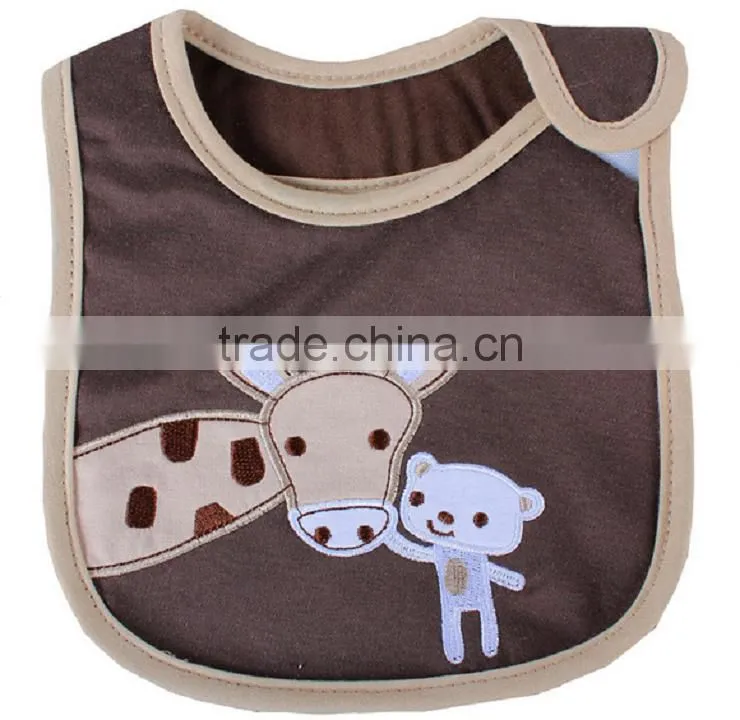 Hot sale baby bibs new designs cute cotton dental bib