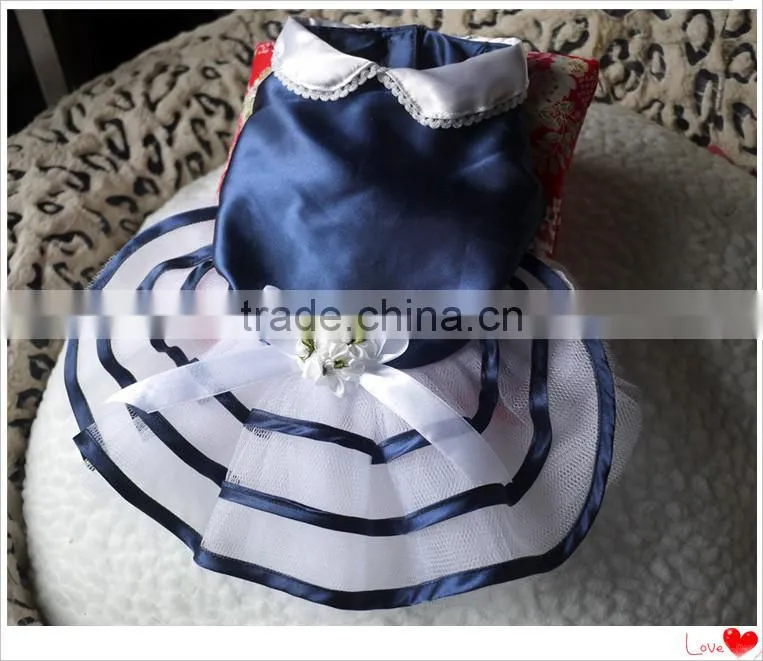 Eco-friendly Dog Clothing stain princess dress for dogs