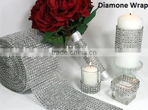 Diamond Rhinestone Ribbon 4.6INCHx10 YARDS-for Wedding Decorations/Party/Home Decor