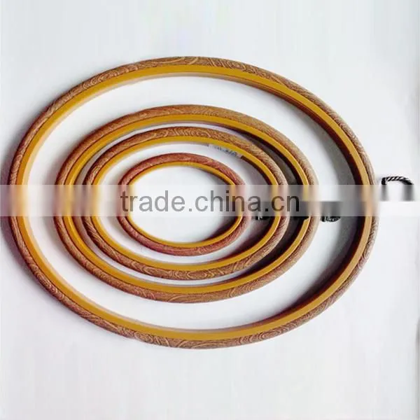 High Quality Cheap Imitation Wood-grain ABS Oval Embroidery Hoop