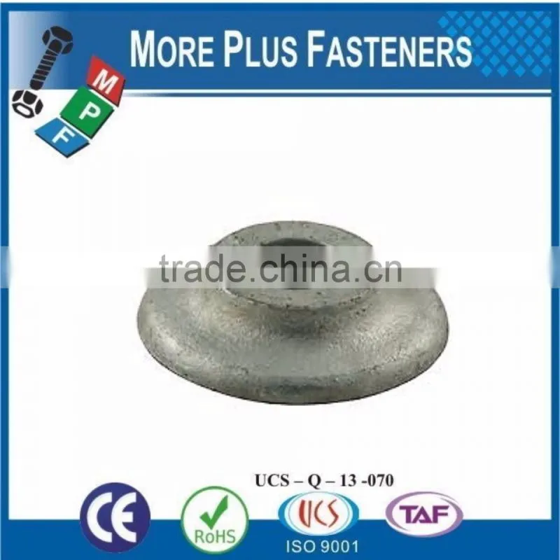 Made in Taiwan Galvanized Green Dipped White Coated Ogee Washer