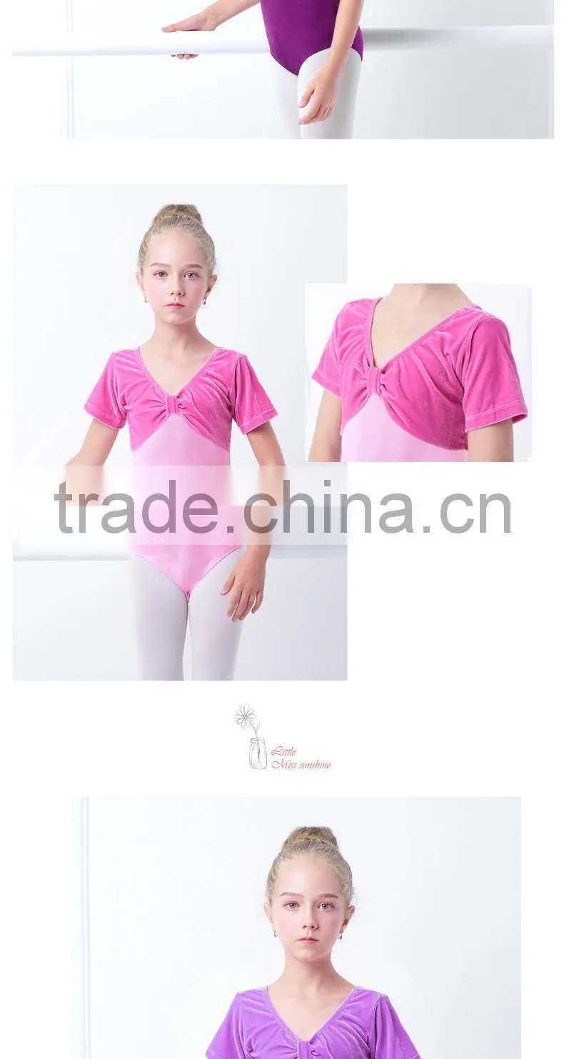 Long Sleeve Velvet Cotton Ballet Leotard Training Dancewear Ballet Clothes Costumes