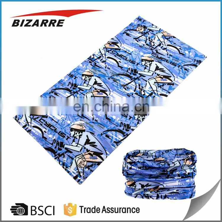 Low Cost Custom Neck Scarf Printed Fashionable Polyester Scarf For Unisex