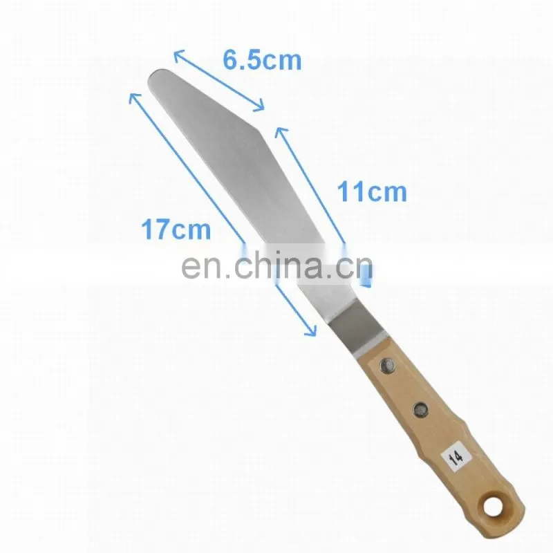 Natural Wooden Handle Large Palette Knife