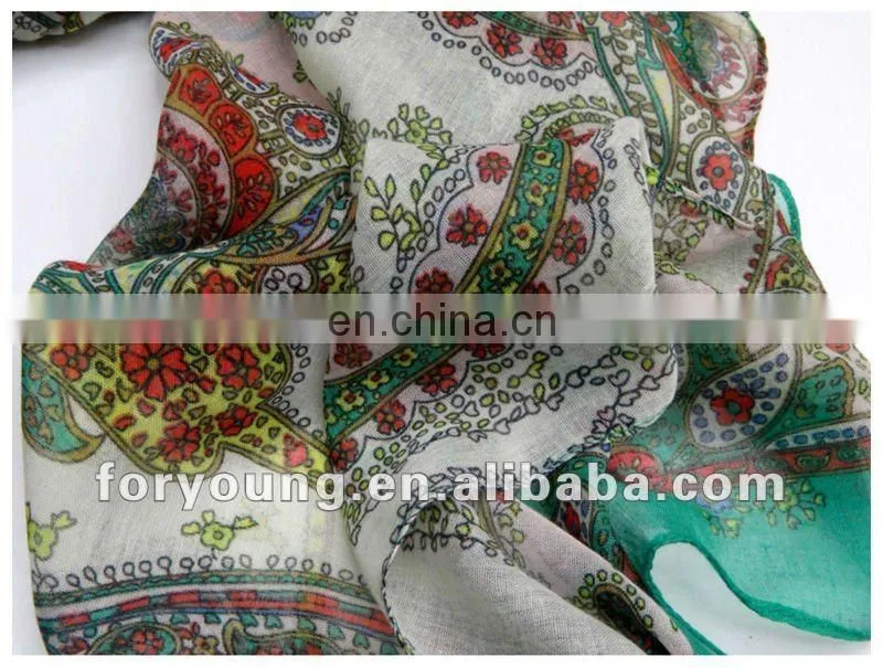 latest fashion paisley shawl