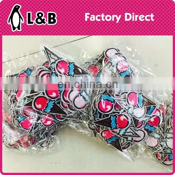 sew on badges embroidery sequin flower patch